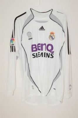 Реал Мадрид футболка игровая именная Дэвид Бекхэм 2006