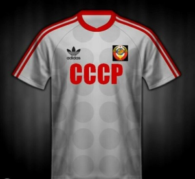 Сборная СССР футболка игровая гостевая 1988/89