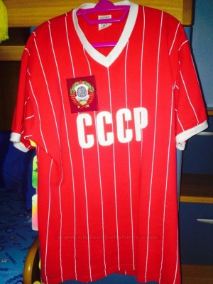 Сборная СССР футболка игровая домашняя 1985