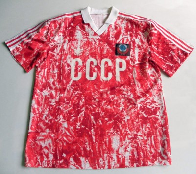 Сборная СССР футболка игровая домашняя 1989/90