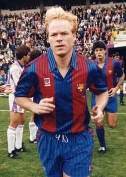 Барселона футболка игровая именная Рональд Куман 1992