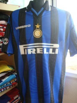 Интер Милан футболка игровая домашняя 1997