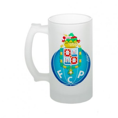Пивная стеклянная кружка с логотипом Порто